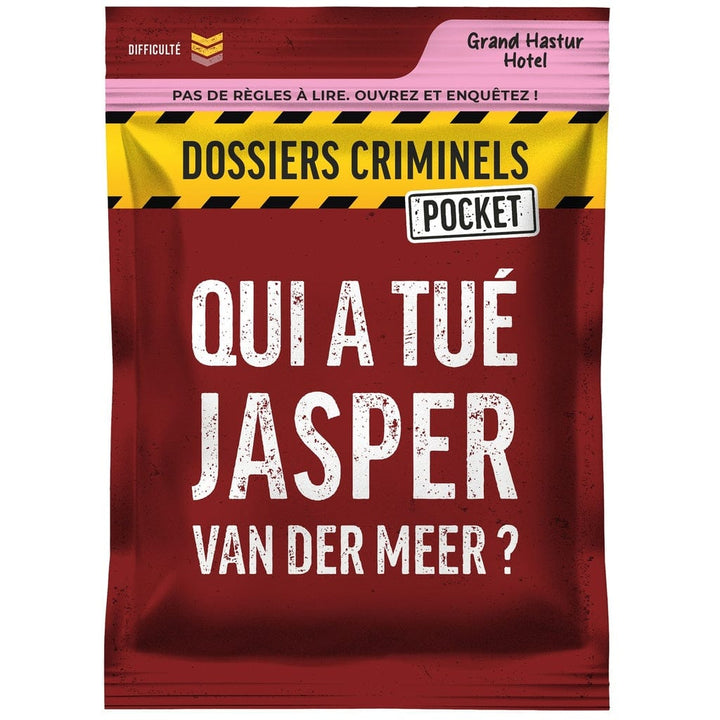 Dossiers Criminels Pocket: Qui a Tué Jasper Van Der Meer? (FR) JEUX - Détective & évasion