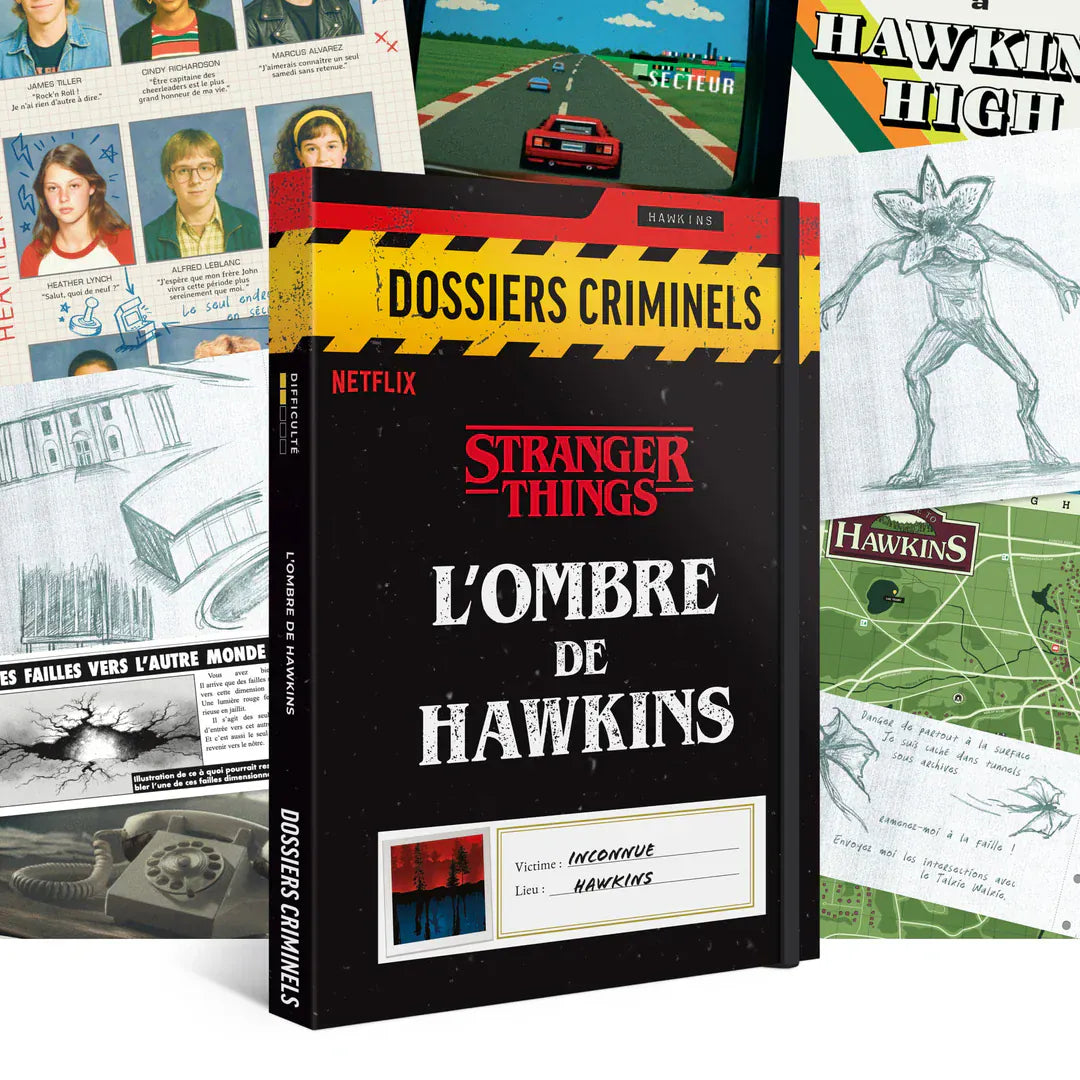 Dossiers Criminels Stranger Things : l'Ombre de Hawkins (FR) JEUX - Détective & évasion