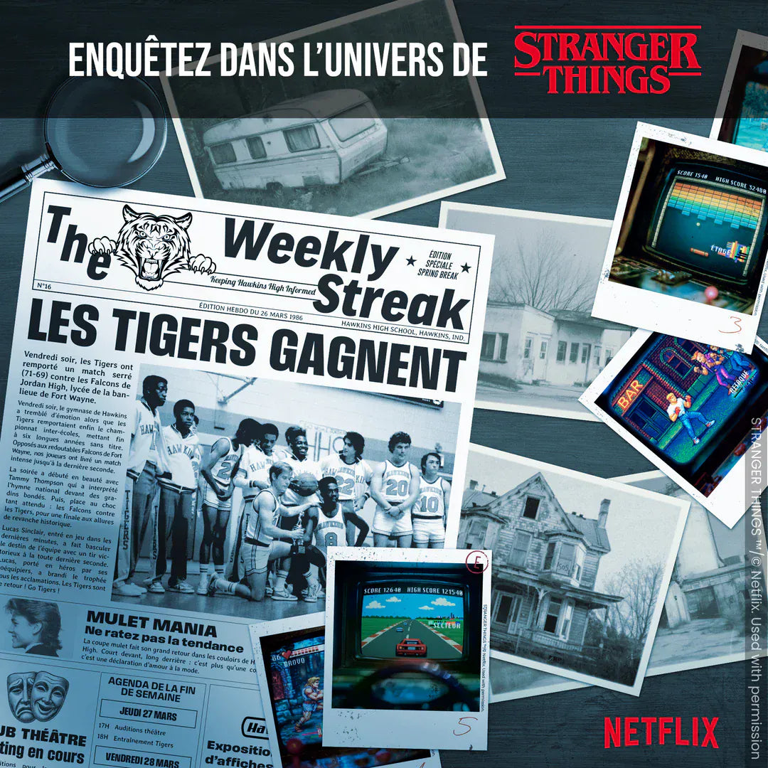 Dossiers Criminels Stranger Things : l'Ombre de Hawkins (FR) JEUX - Détective & évasion