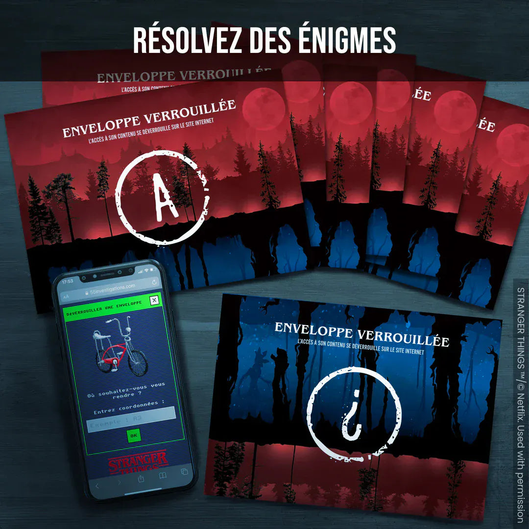 Dossiers Criminels Stranger Things : l'Ombre de Hawkins (FR) JEUX - Détective & évasion