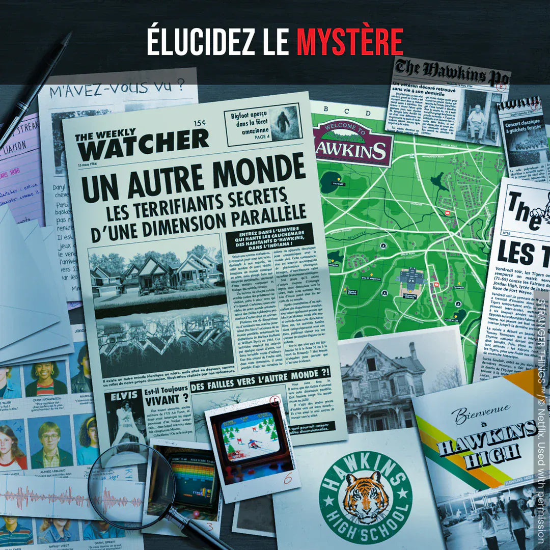 Dossiers Criminels Stranger Things : l'Ombre de Hawkins (FR) JEUX - Détective & évasion