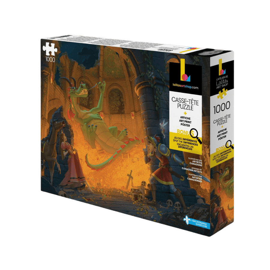 Dragon's Den (Puzzle 1000 pcs) CASSE-TÊTE - 1000 morceaux