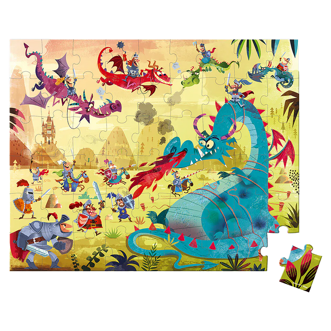 Dragons (54pcs) CASSE-TÊTE - 50 - 99 morceaux