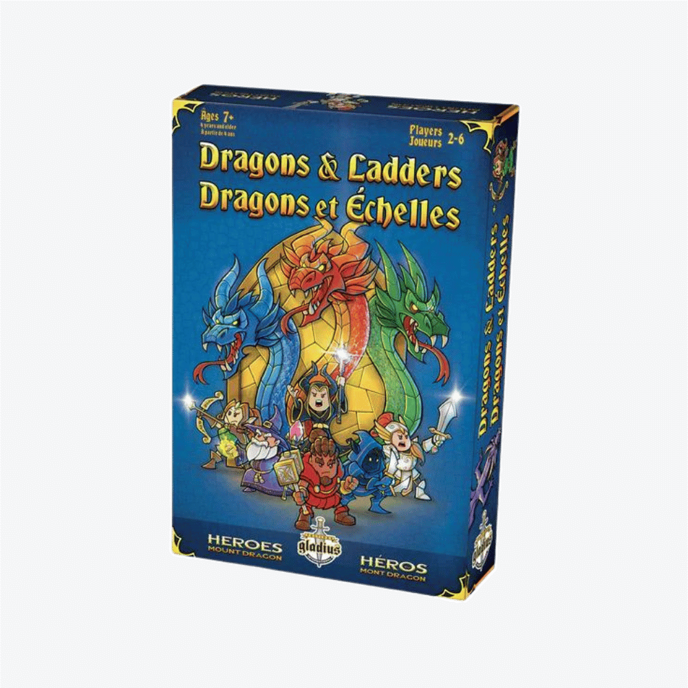 Dragons et échelles | Dragons & Ladders (ML) JEUX - Famille