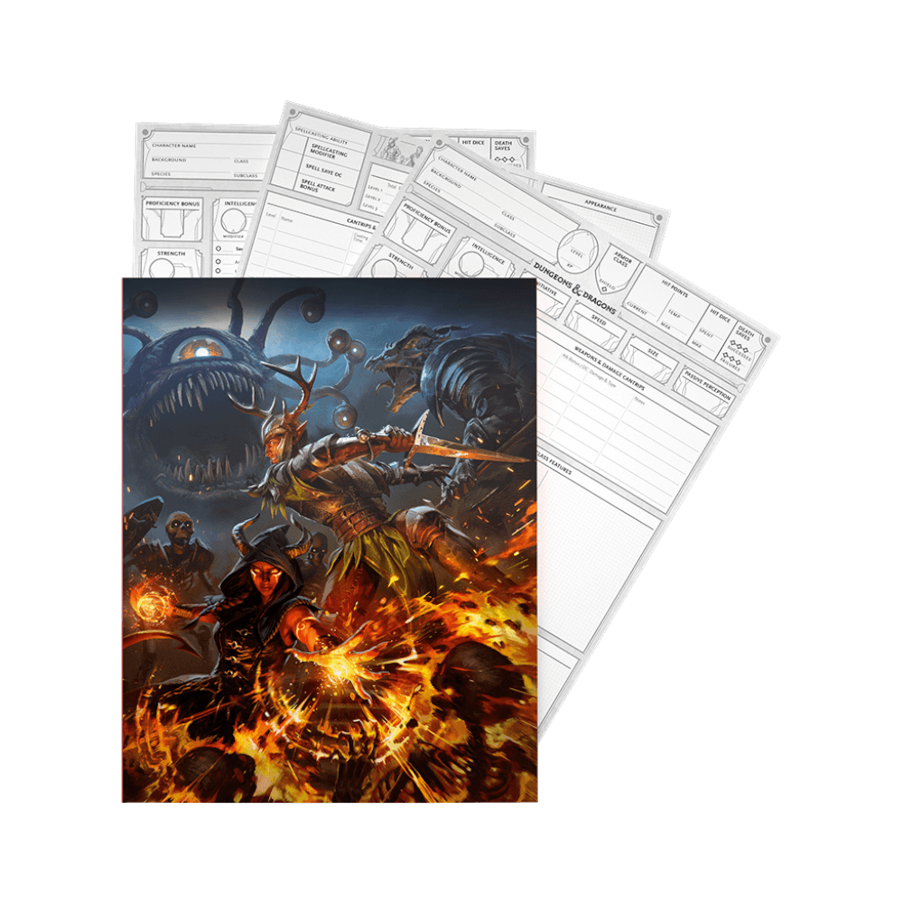 Dungeons & Dragons: 2024 Character Sheets (EN) JEUX - Dés et jeux de rôles - Dongeons & Dragons