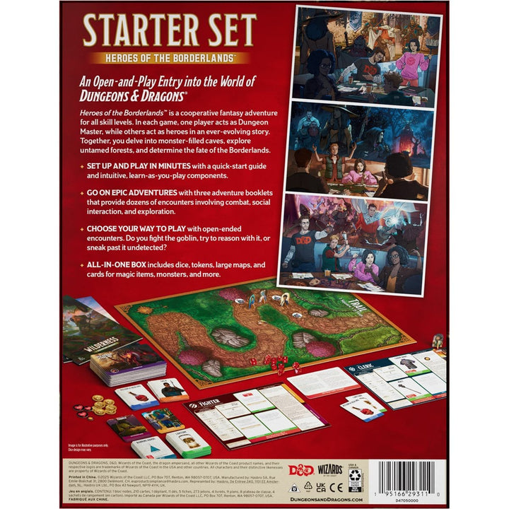Dungeons & Dragons: Starter Set - Heroes of the Borderlands (EN) JEUX - Dés et jeux de rôles - Livres