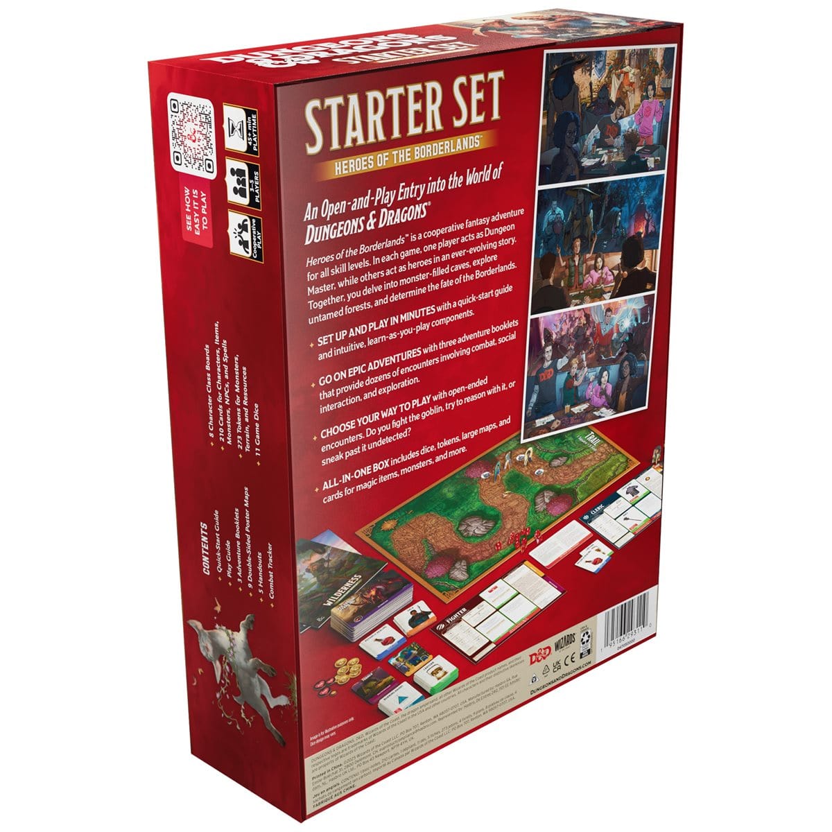 TIDYBOSS Dungeons & Dragons Starter-Set – 3 Doppelseitige Spielmatten 61x91 Cm, 6 Terrains, Trocken Abwischbar, Mit Markern, Würfeln & Clips