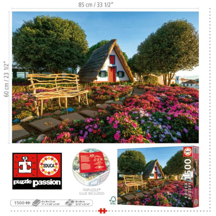 Santana, Madère casse-tête Educa | Santana, Madeira Educa Puzzle