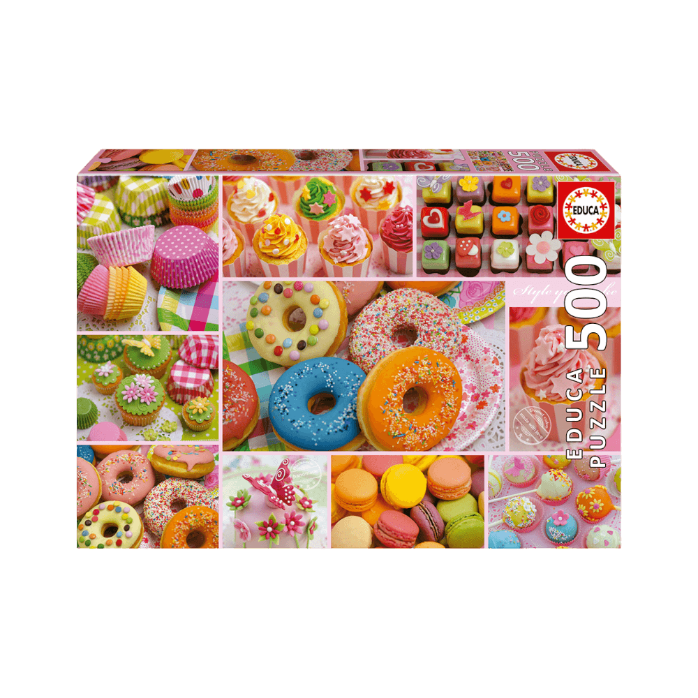 Puzzle Educa Collage douceurs de fête 500 pcs - Achat en ligne