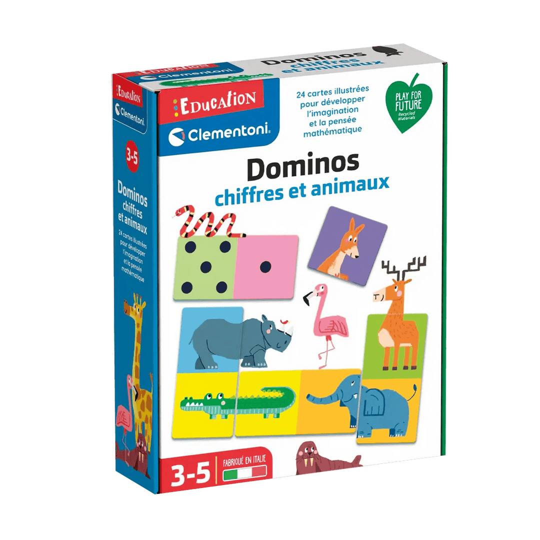 Education - Dominos Chiffres et Animaux (FR) JEUX - Enfants - Enfants 3 ans +