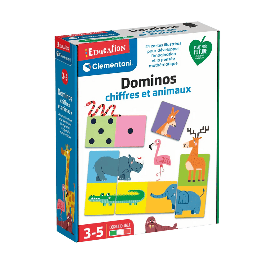 Education - Dominos Chiffres et Animaux (FR) JEUX - Enfants - Enfants 3 ans +
