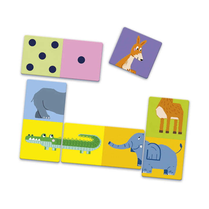 Education - Dominos Chiffres et Animaux (FR) JEUX - Enfants - Enfants 3 ans +