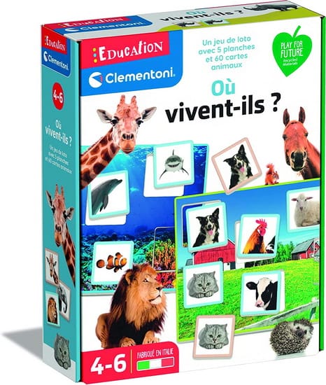 Education - Où Vivent - Ils (FR) JEUX - Enfants - Enfants 4 ans +
