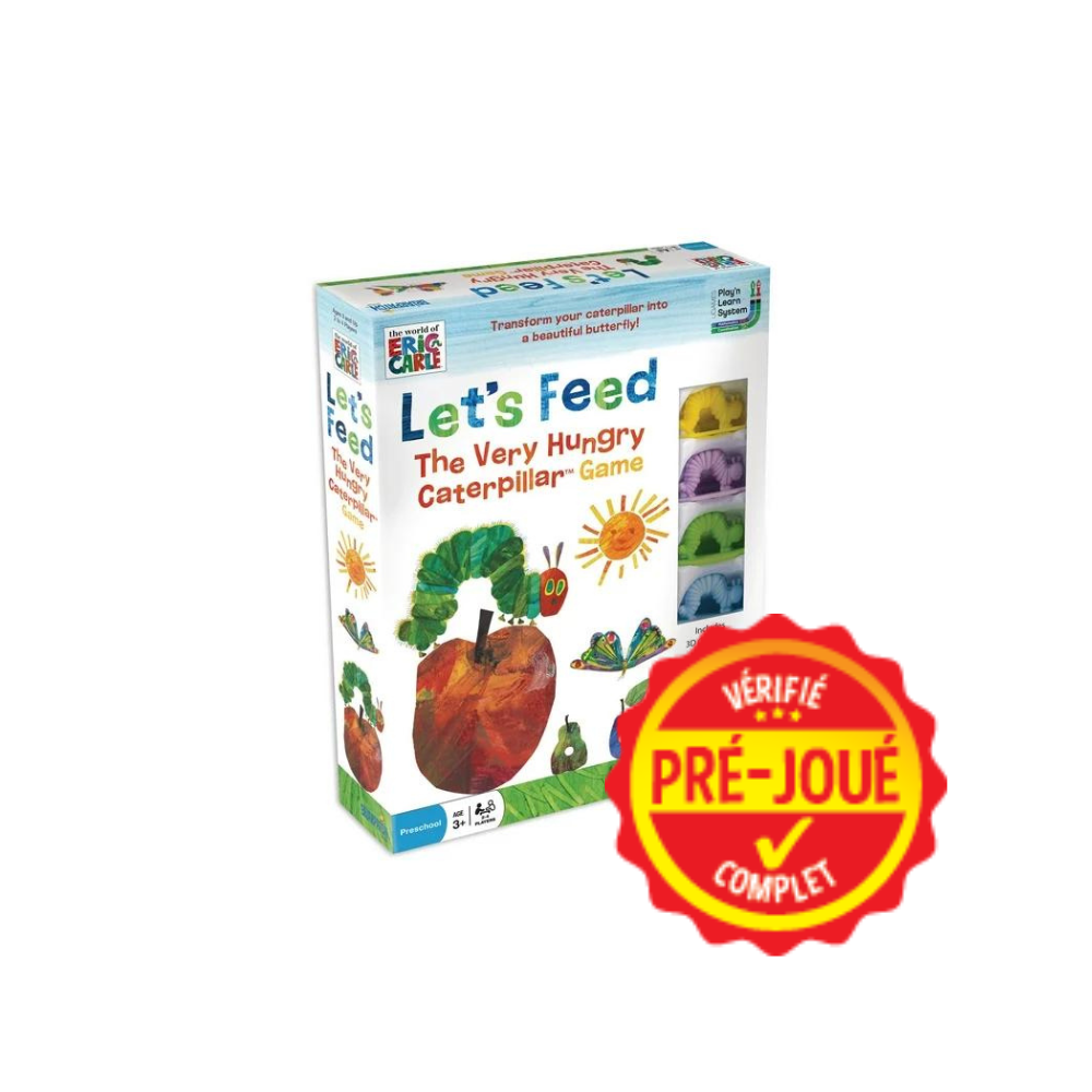 Let's feed the very hungry caterpillar game (pré-joué) (ML)
