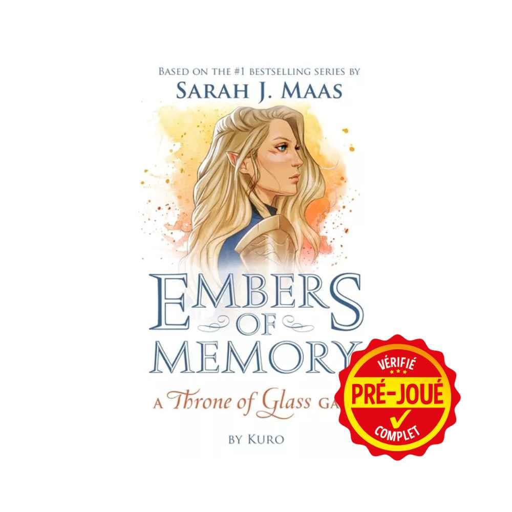 Embers of Memory - A throne of glass game (pré-joué) ( EN) BAZAR - Bazar - Stratégie