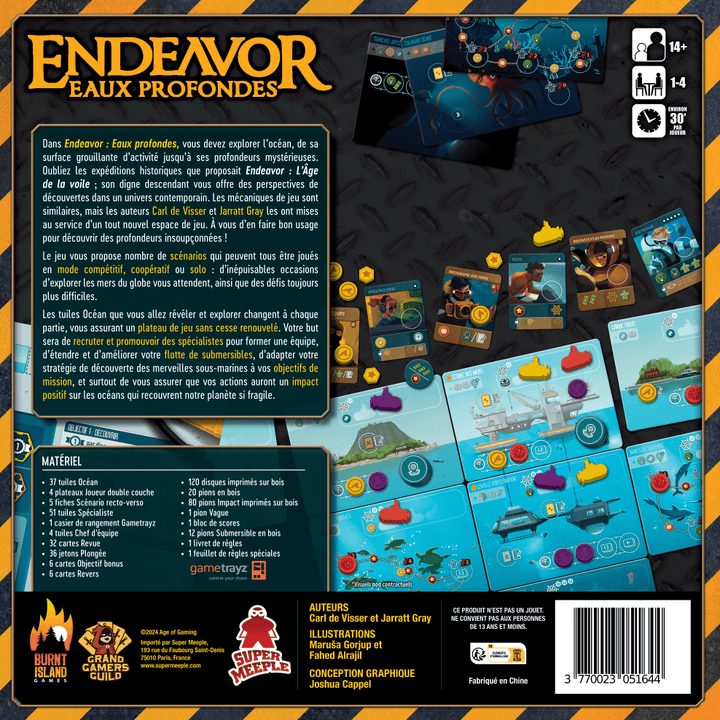 Endeavor: Eaux Profondes (FR) JEUX - Stratégie - Stratégie intermédiaire