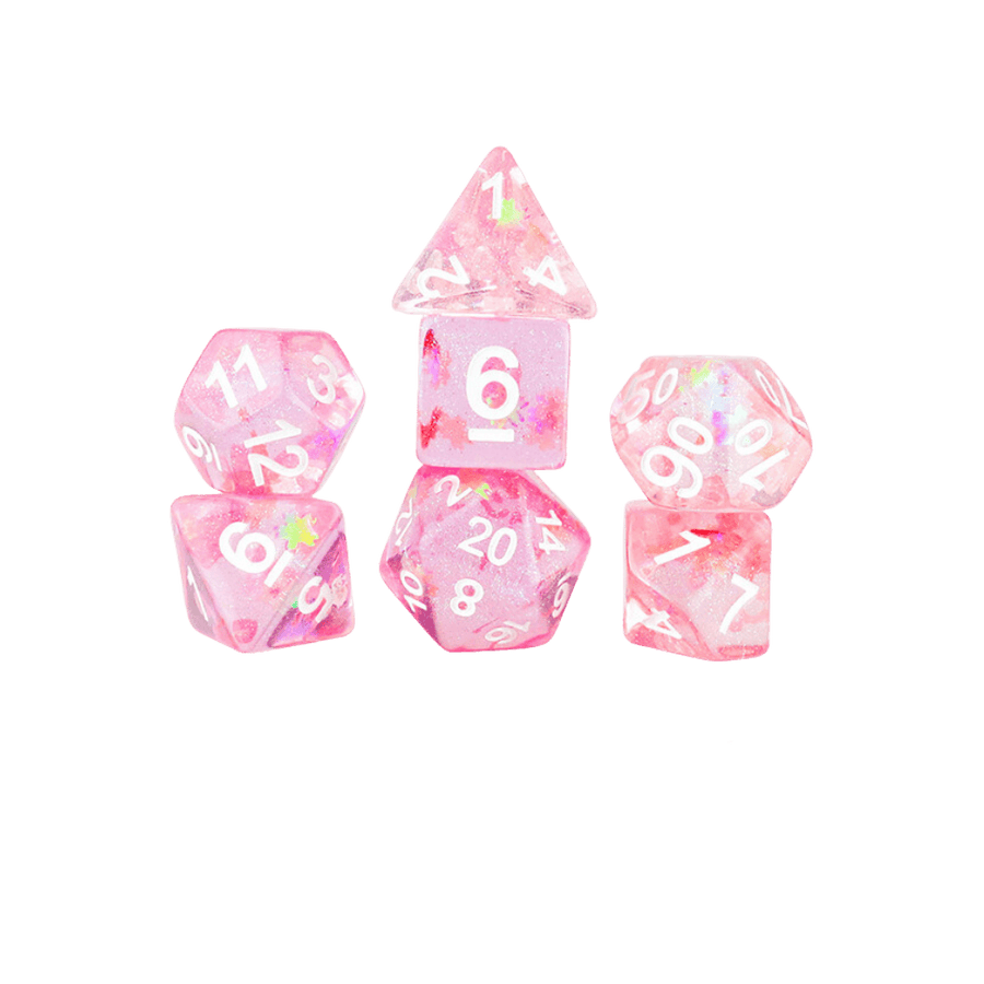 Ensemble de 7 dés polyhédriques pour jeux de rôles - Autumn Dawn Cartables et portfolios - Dés