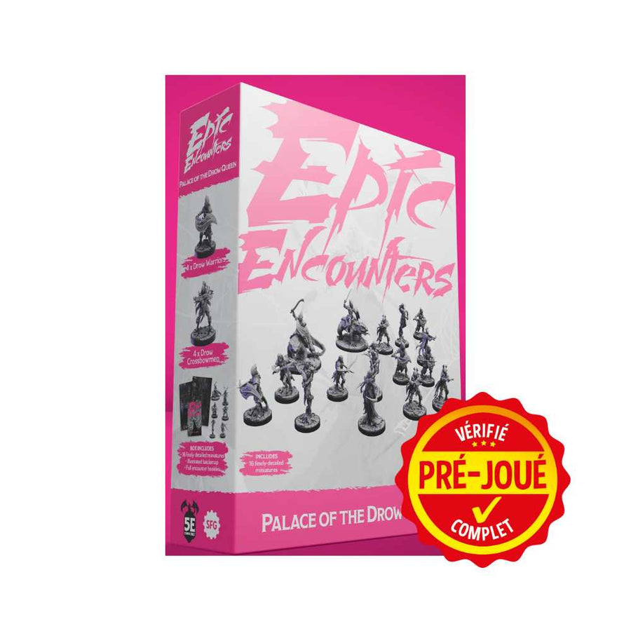 Epic Encounters: Palace of the Drow Queen (pré-joué) (EN) BAZAR - Bazar - Jeux de rôle