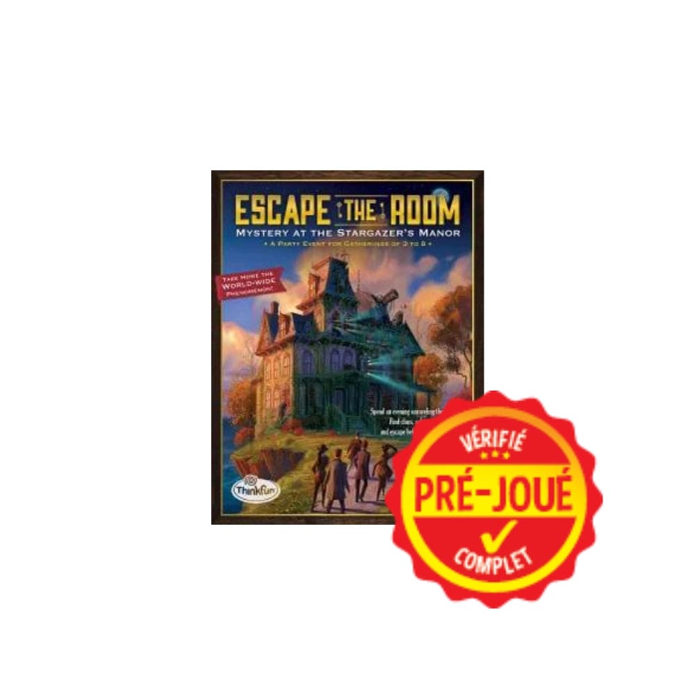 Escape the room: Mystery at the Stargazer's manor (pré-joué) (EN) BAZAR - Bazar - COOP