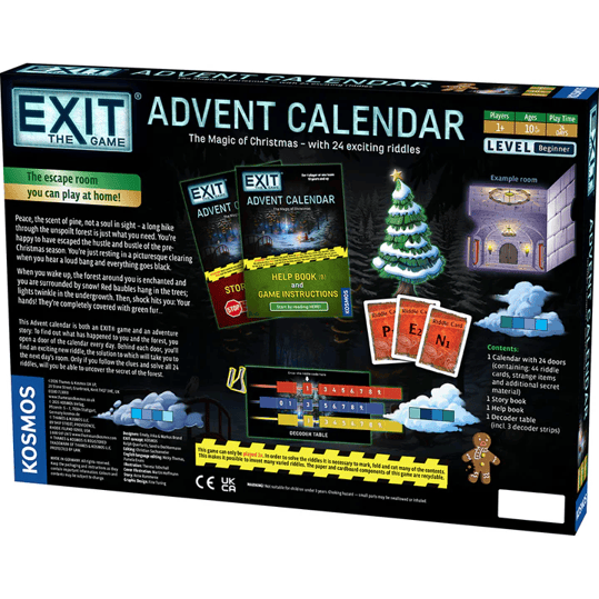 Exit: Advent Calendar - The Magic of Christmas (EN) JEUX - Détective &amp; évasion