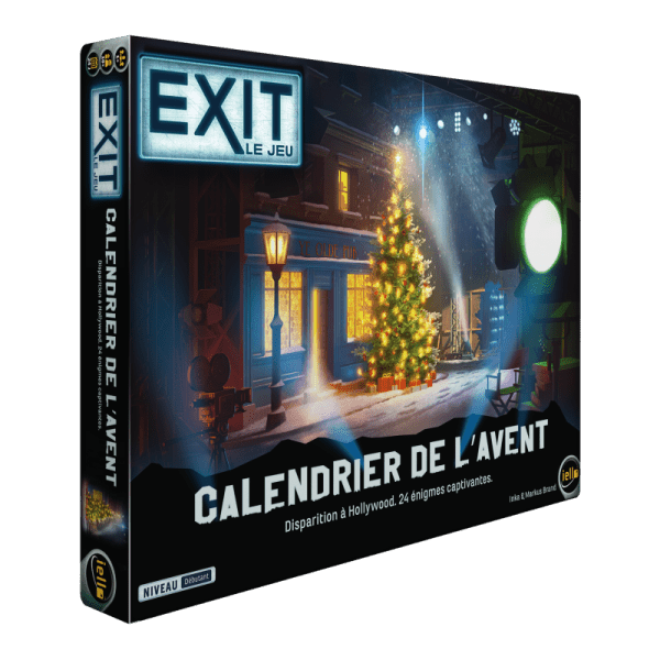 EXIT - Calendrier de l'avent 2025: Disparition à Hollywood (FR) JEUX - Détective & évasion