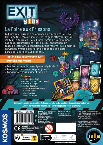 Exit Kids : La Foire aux Frissons (FR) JEUX - Enfants - Enfants 5 ans +
