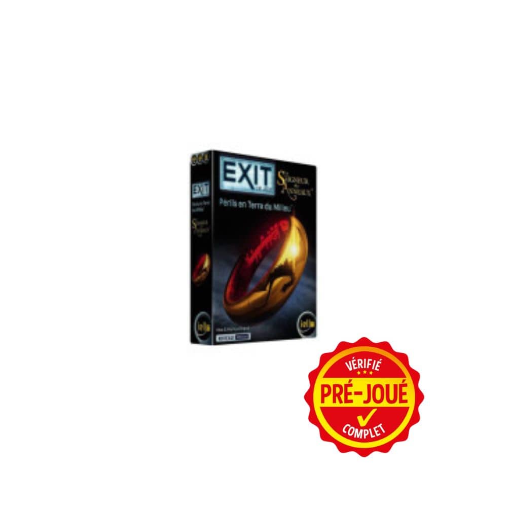 EXIT: Périls en Terre du Milieu [pré-joué] (EN) BAZAR - Bazar - COOP