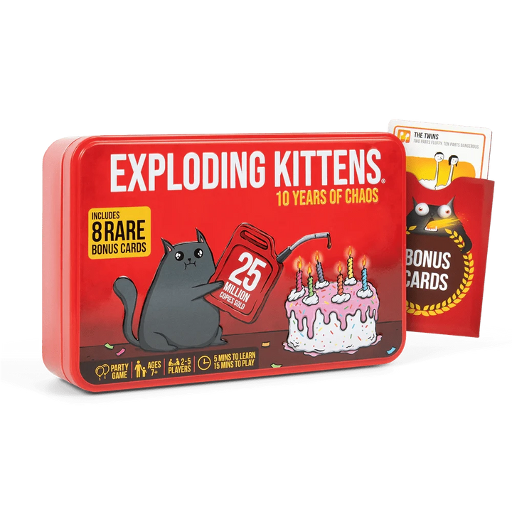 Exploding Kittens - 10 Years Anniversary Tin (EN) JEUX - Famille