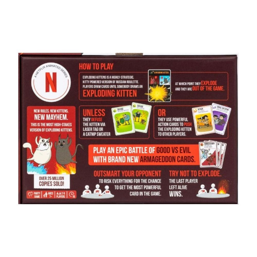Exploding Kittens Good Vs Evil (EN) JEUX - Ambiance-Party
