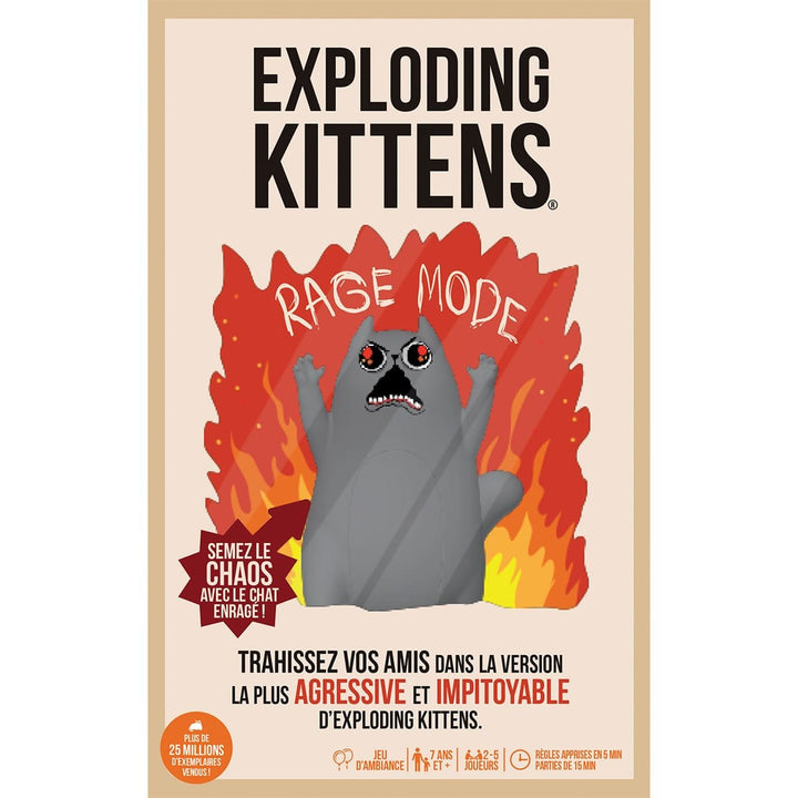 Exploding Kittens - Rage Mode (FR) JEUX - Ambiance-Party
