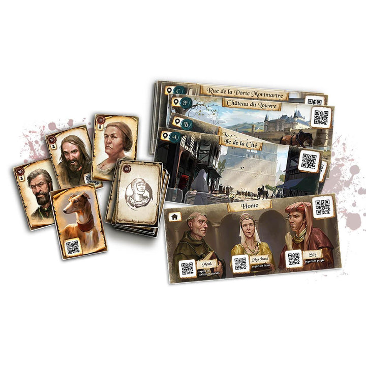 Chronicles of Crime - 1400, jeu de société coopératif d'enquêtes