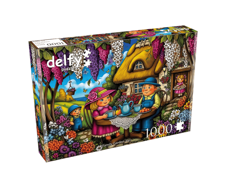Family Garden Joy (1000pcs) CASSE-TÊTE - 1000 morceaux