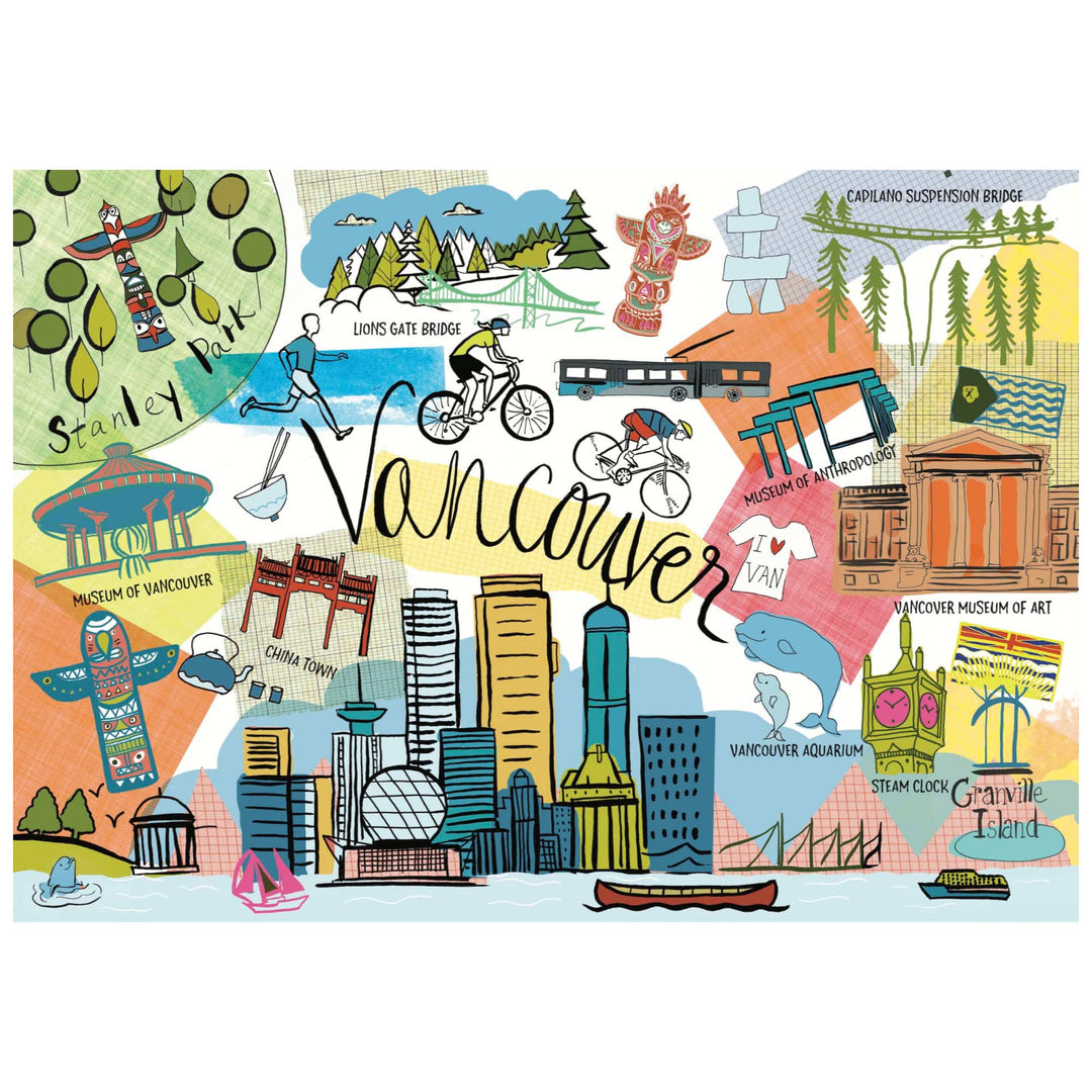 Farida - Vancouver (1000 pcs) CASSE-TÊTE - 1000 morceaux