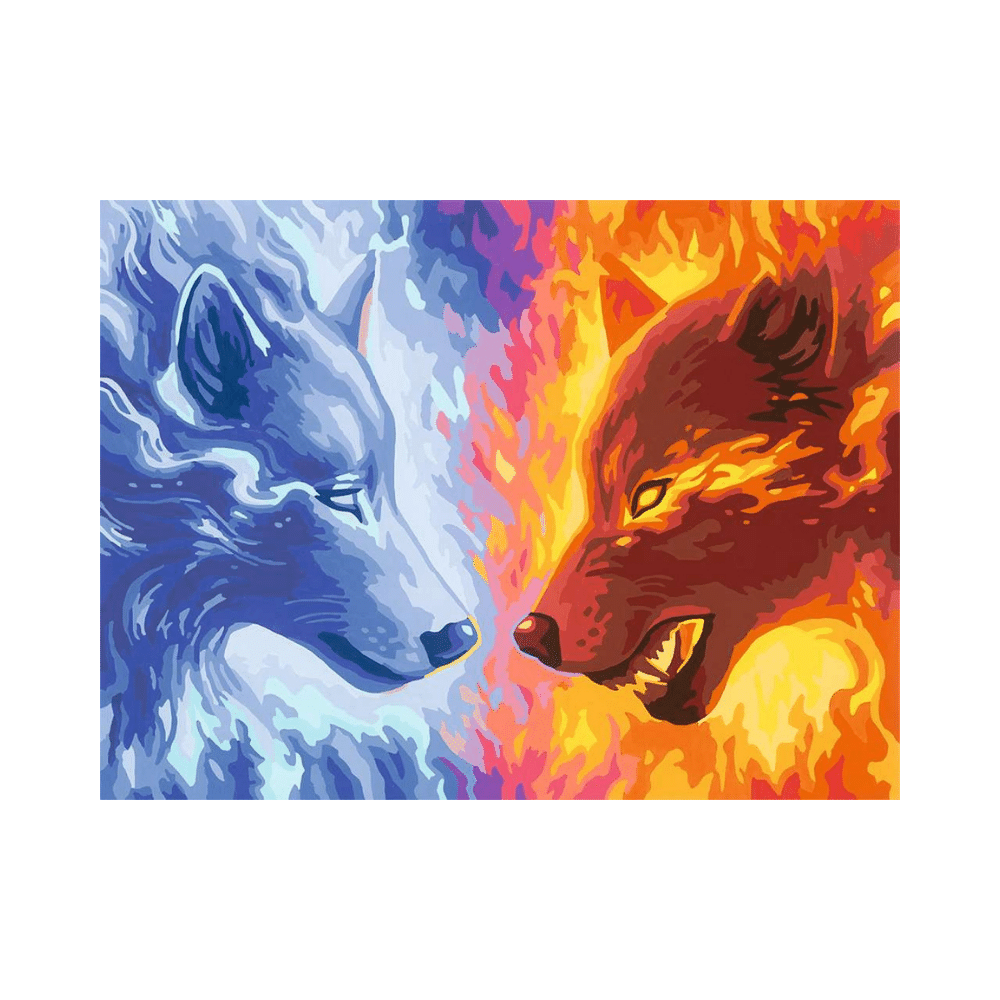 CreArt: Fire & Ice (12x16)