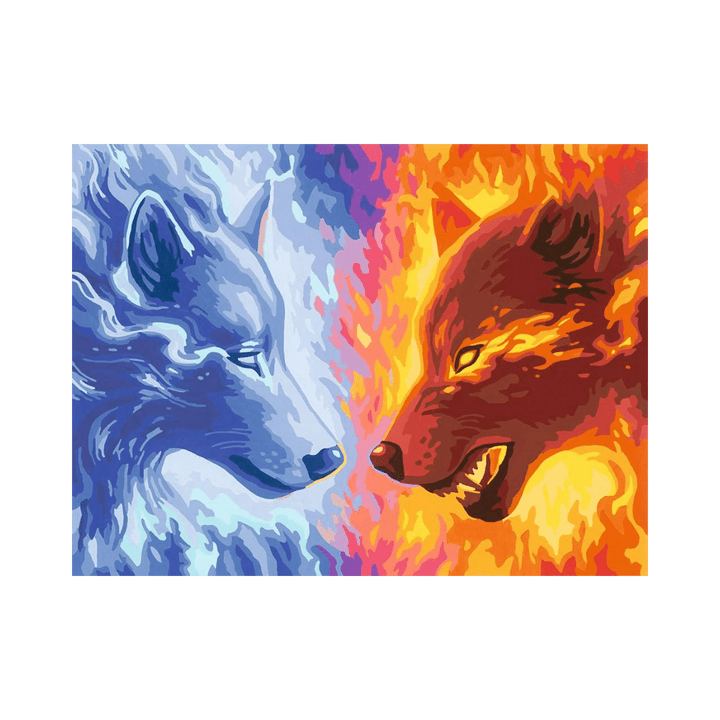 CreArt: Fire & Ice (12x16)