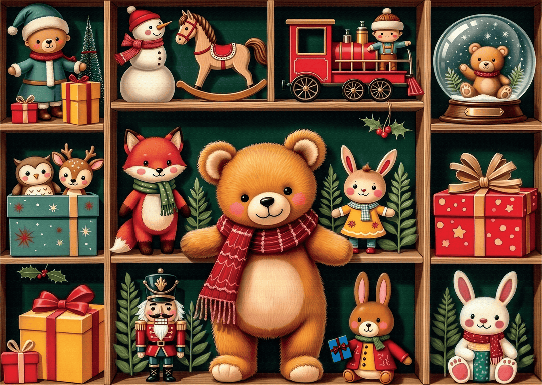 Festive Toy Display (1000pcs) CASSE-TÊTE - 1000 morceaux