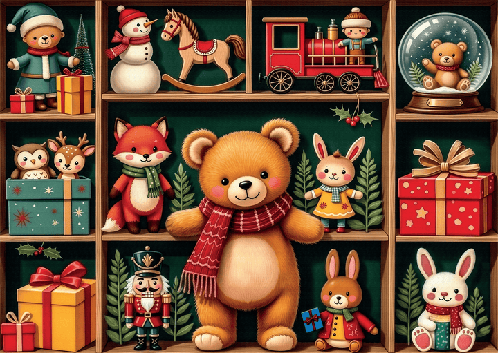 Festive Toy Display (1000pcs) CASSE-TÊTE - 1000 morceaux