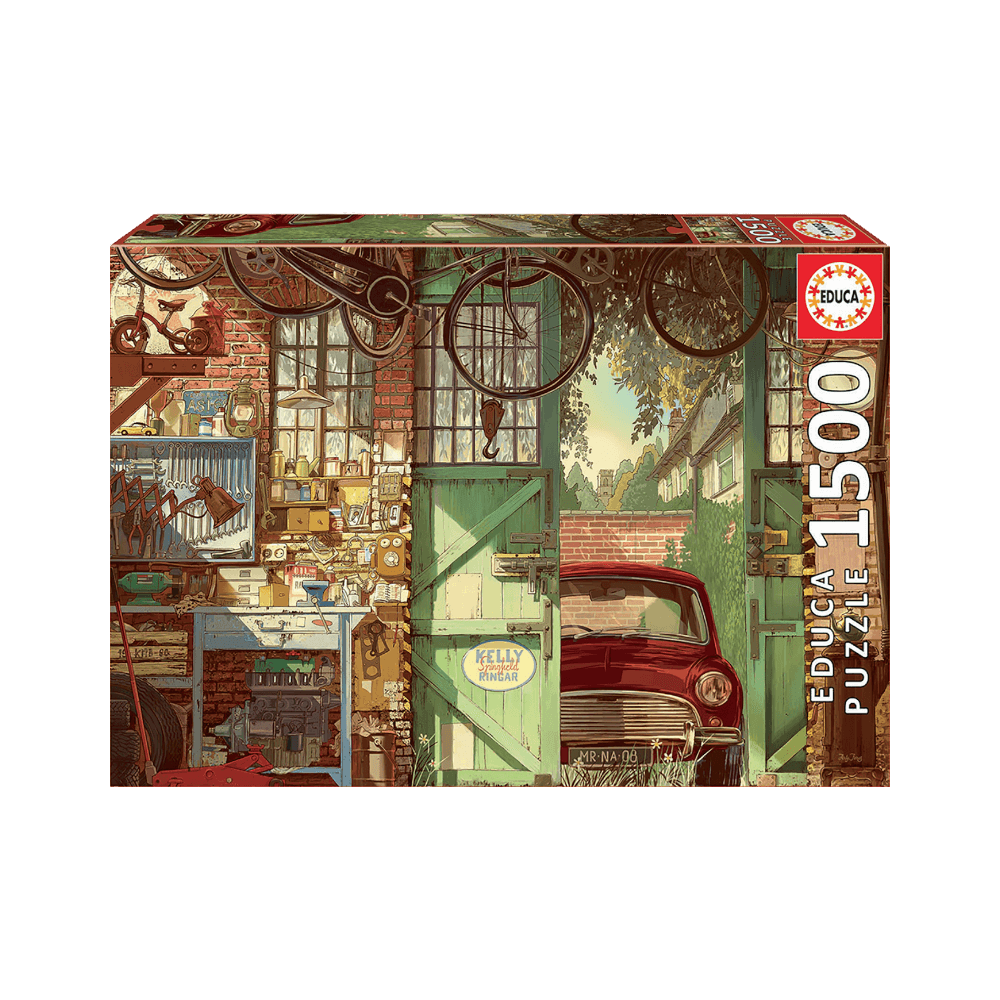 Vieux garage, Arly Jones | Old Garage, Arly Jones Educa Puzzle
