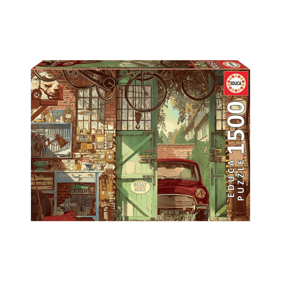 Vieux garage, Arly Jones | Old Garage, Arly Jones Educa Puzzle