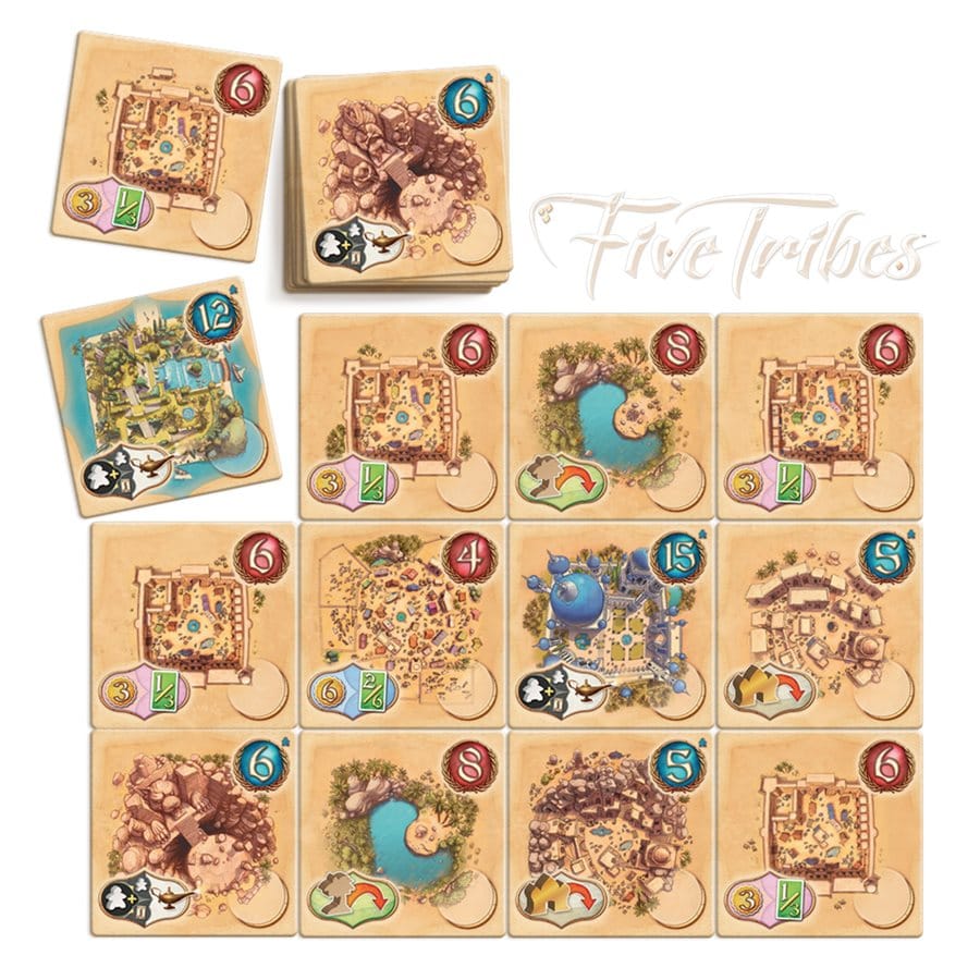 Five Tribes: Les Djinns de Naqala (FR) JEUX - Stratégie - Stratégie intermédiaire