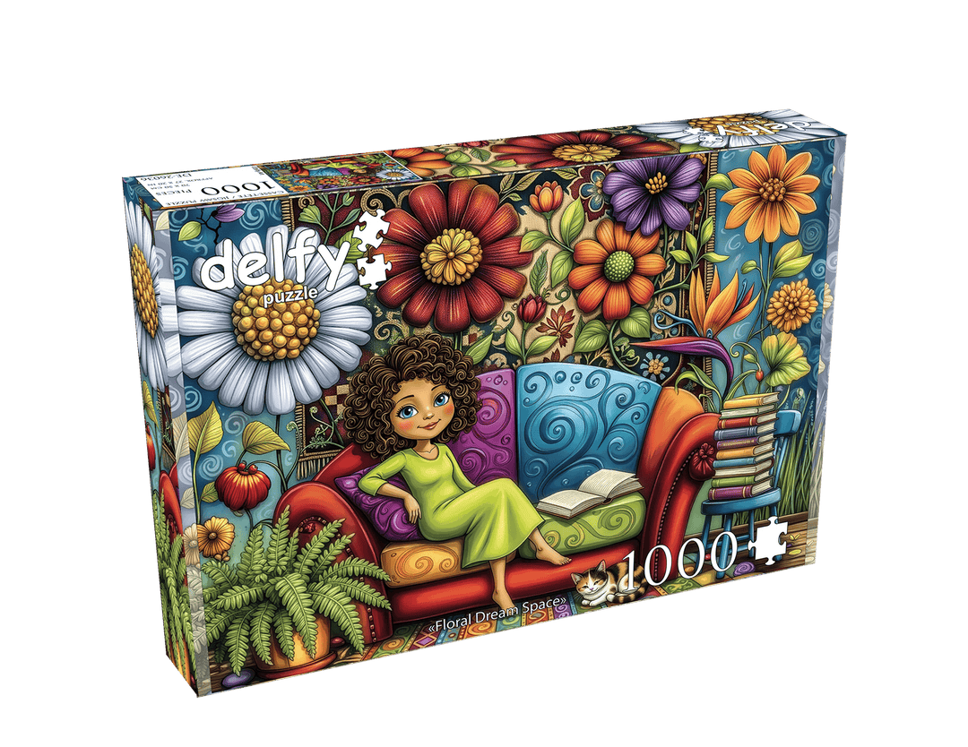 Floral Dream Space (1000pcs) CASSE-TÊTE - 1000 morceaux
