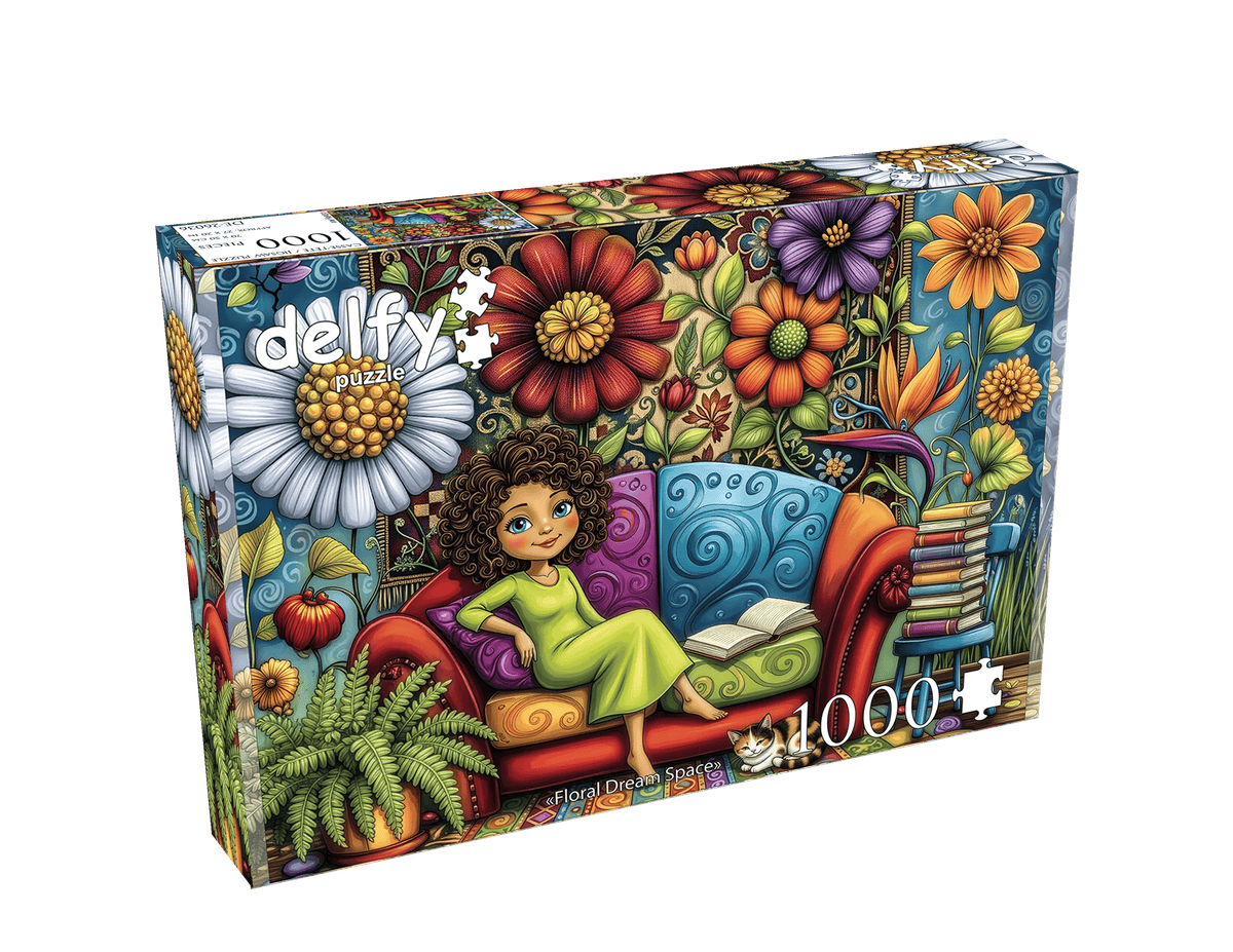 Floral Dream Space (1000pcs) CASSE-TÊTE - 1000 morceaux