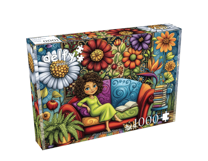 Floral Dream Space (1000pcs) CASSE-TÊTE - 1000 morceaux