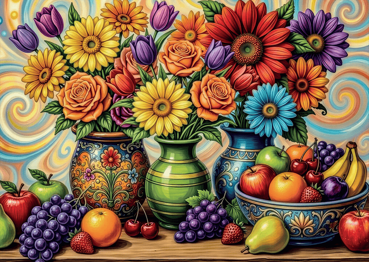 Flower Fruit Delight (1000pcs) CASSE-TÊTE - 1000 morceaux