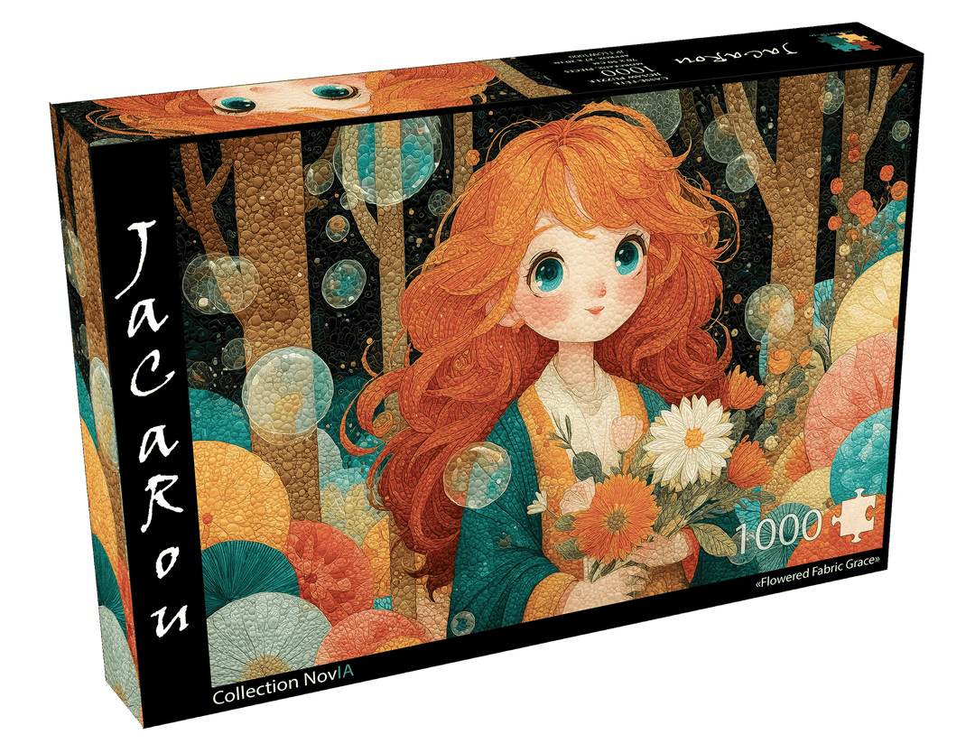 Flowered Fabric Grace (1000pcs) CASSE-TÊTE - 1000 morceaux