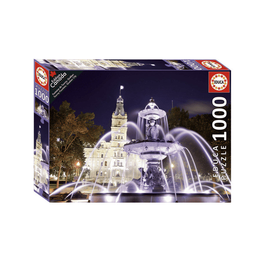Fontaine de Tourny, Québec | Tourny Fountain, Quebec City (Puzzle 1000 pcs) CASSE-TÊTE - 1000 morceaux