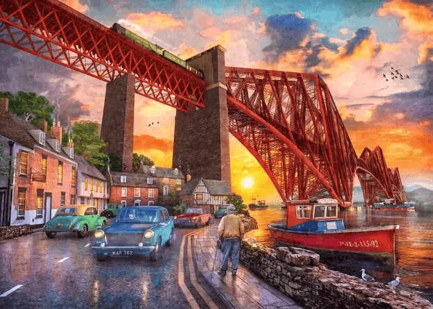 Forth Bridge at Sunset (1000 pcs) CASSE-TÊTE - 1000 morceaux