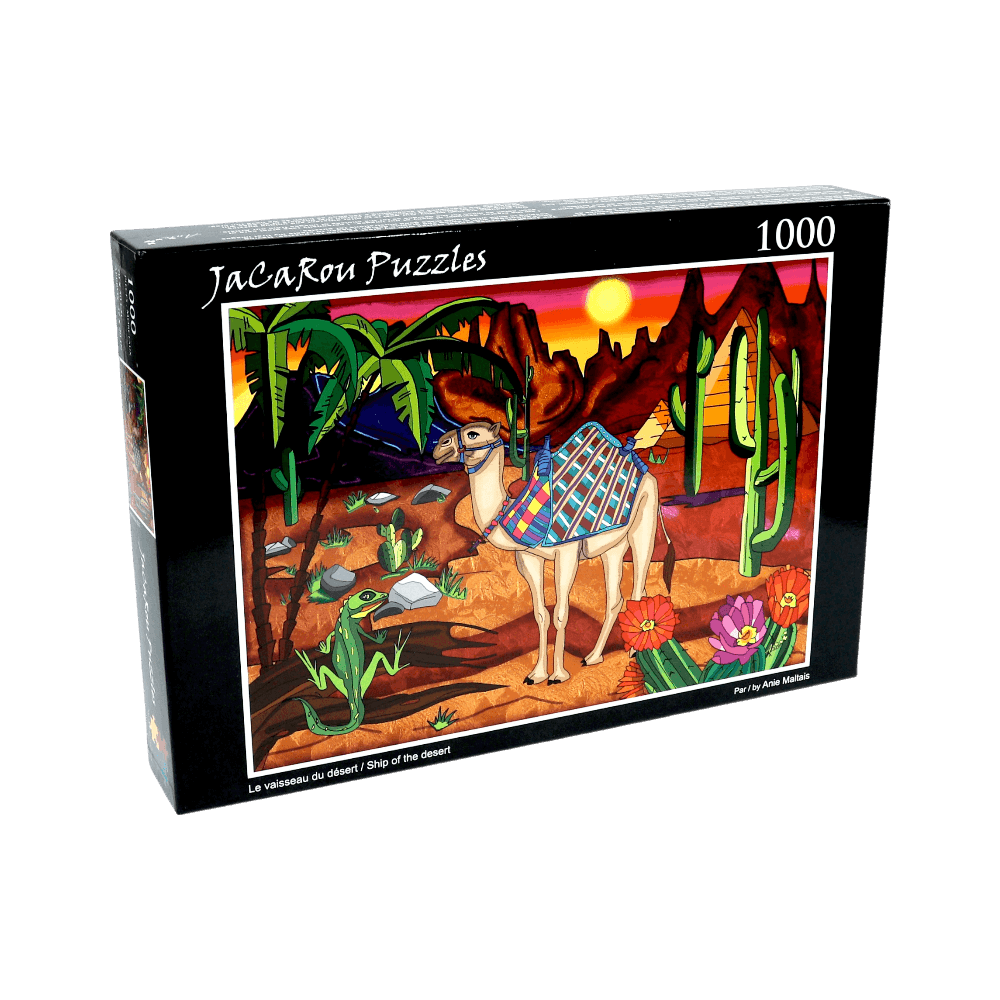 Le vaisseau du désert | Ship Of The Desert casse-tête JaCaRou puzzle