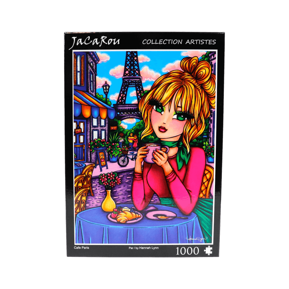 Café Paris casse-tête JaCaRou Puzzle buy online L'As des jeux 