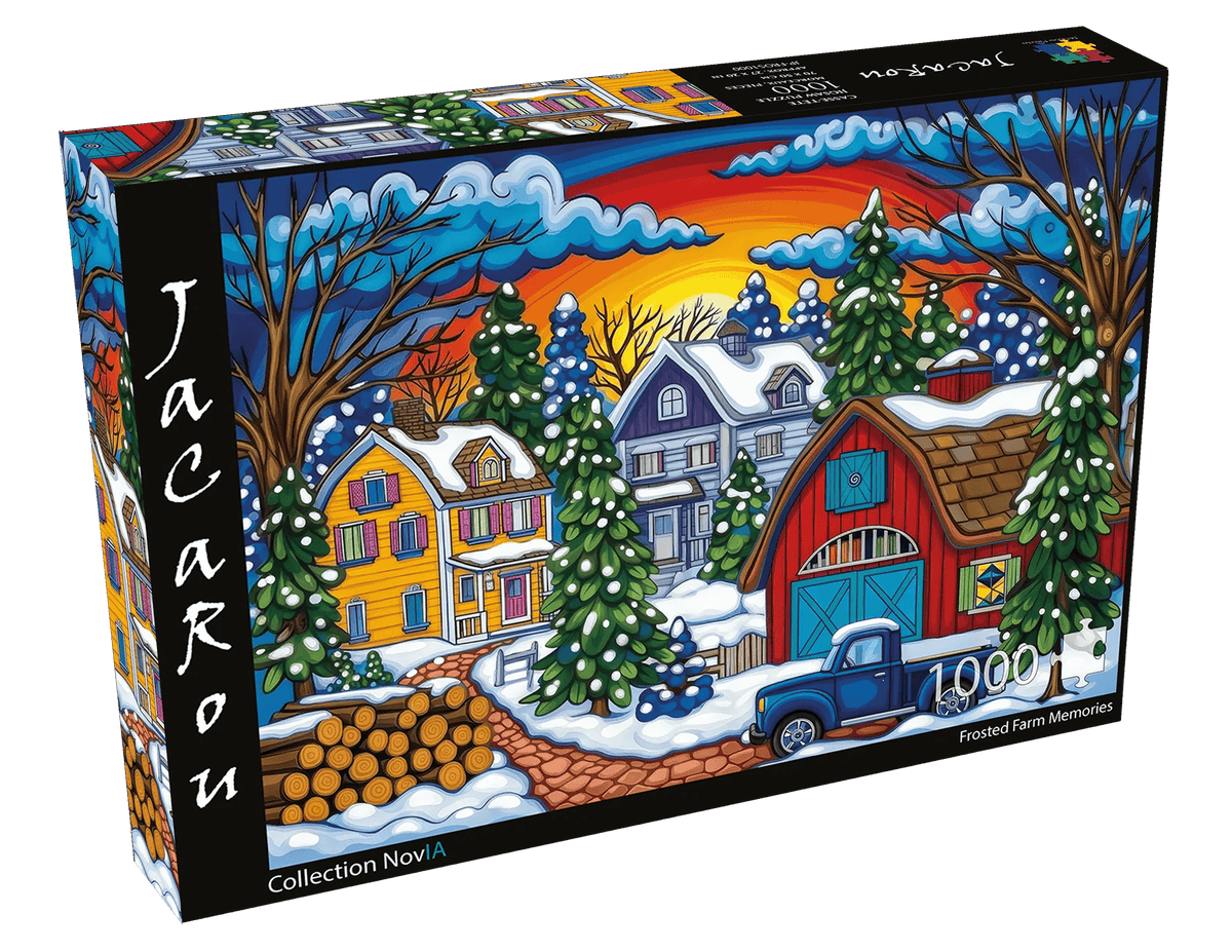 Frosted Farm Memories (1000 pcs) CASSE-TÊTE - 1000 morceaux